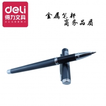得力中性笔/米修斯 S82-01金属中性笔水性笔碳素笔